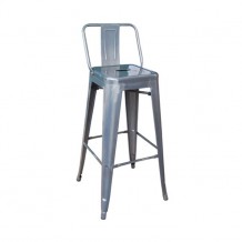 Σκαμπώ μπαρ με πλάτη metal συσκευασία 10 τεμάχια c10067