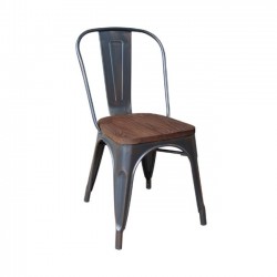 Καρέκλα antique black high συσκευασία 10 τεμάχια c10079