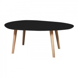 Τραπέζι σαλονιού 105x60x49cm μαύρο c10140