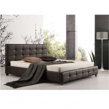 Κρεβάτι 160x200cm pu σκούρο καφέ c10145 Κρεβάτι 160x200cm pu σκούρο καφέ c10145