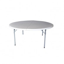 Τραπέζι συνεδρίου φ153cm πτυσσόμενο λευκό c10222 Τραπέζι συνεδρίου φ153cm πτυσσόμενο λευκό c10222