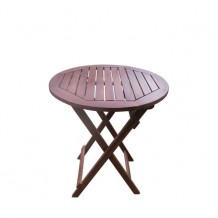 Τραπέζι φ70cm πτυσσόμενο acacia c10252 Τραπέζι φ70cm πτυσσόμενο acacia c10252
