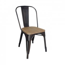 Καρέκλα antique black high συσκευασία 10 τεμάχια c10429