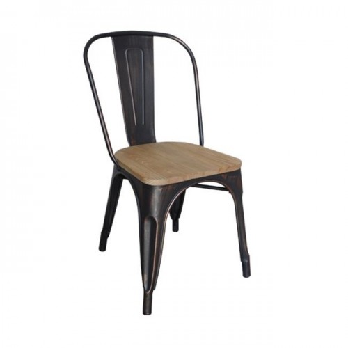 Καρέκλα antique black high συσκευασία c10429