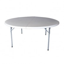 Τραπέζι συνεδρίου φ181cm πτυσσόμενο λευκό c10591 Τραπέζι συνεδρίου φ181cm πτυσσόμενο λευκό c10591