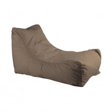 Πουφ ανάκλιδρο ύφασμα καφέ 100% αδιάβροχο c10598