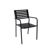 Πολυθρόνα μεταλλική μαύρη c10621 Πολυθρόνα μεταλλική μαύρη c10621