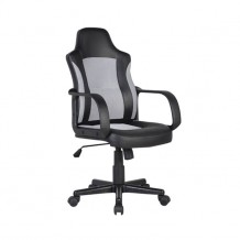 Πολυθρόνα διευθυντή γκρι mesh μαύρο pu c10796 Πολυθρόνα διευθυντή γκρι mesh μαύρο pu c10796