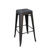 Σκαμπώ μπαρ h67cm antique black συσκευασία 10 τεμάχια c10899