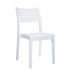 Καρέκλα πλαστική άσπρη c10935