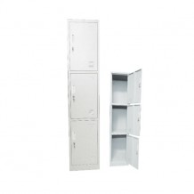 Ντουλαπιέρα 3 θέσεων μεταλλική 38x45x185cm λευκό c11101 Ντουλαπιέρα 3 θέσεων μεταλλική 38x45x185cm λευκό c11101