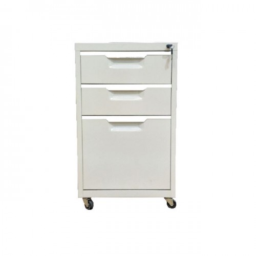 Συρταριέρα μεταλλική 40x50x67cm λευκή c11102
