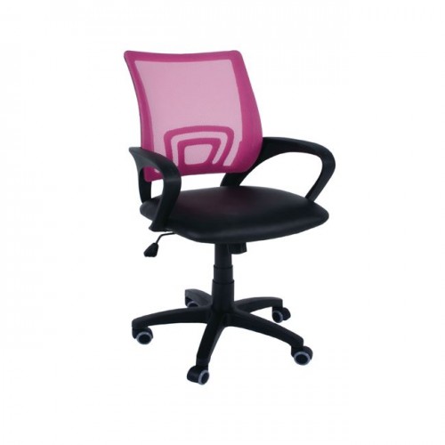 Πολυθρόνα ροζ μαύρο c11159