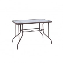 Τραπέζι 110x60cm μεταλλικό καφέ Ε2403 c11206 Τραπέζι 110x60cm μεταλλικό καφέ Ε2403 c11206