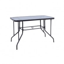 Τραπέζι 110x60cm μεταλλικό γκρι c11207 Τραπέζι 110x60cm μεταλλικό γκρι c11207