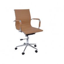 Πολυθρόνα χαμηλή πλάτη μπεζ c11241