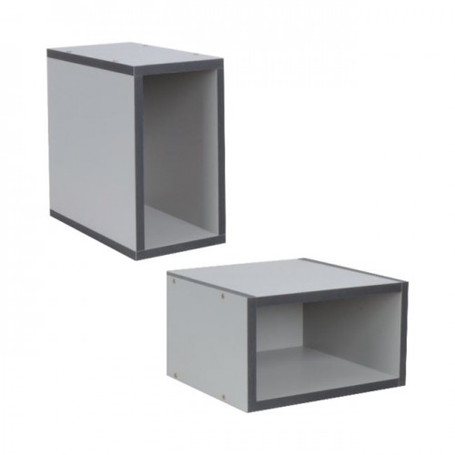 Κουτί 30x17x30cm γκρι c11383
