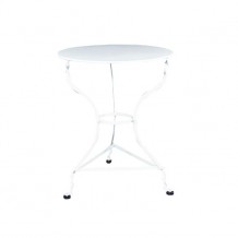 Τραπέζι φ60cm καφενείου άσπρο kd c11548