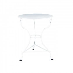 Τραπέζι φ60cm καφενείου άσπρο kd c11548