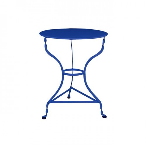 Τραπέζι φ60cm καφενείου μπλε kd c11549
