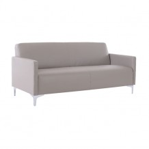 Καναπές 3 θέσεων με δερματίνη sand grey c20554