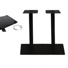 Βάση τραπεζιού 70x40cm steel μακρόστενη h73cm μαύρο c34798