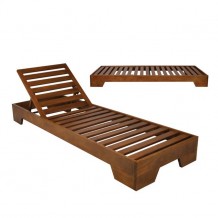 Ξαπλώστρα καρυδί οξιά c35952