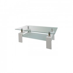 Τραπέζι σαλονιού 110x60cm άσπρο ΕΜ950,1 c35991
