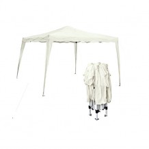 Gazebo κιόσκι πτυσσόμενο μεταλλικό με ύφασμα λευκό c35993 Gazebo κιόσκι πτυσσόμενο μεταλλικό με ύφασμα λευκό c35993