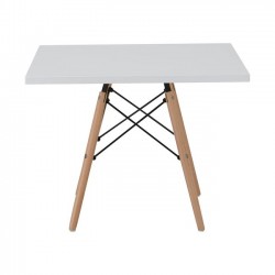 ART wood Kid τραπέζι 60x60 H50cm λευκό c39973