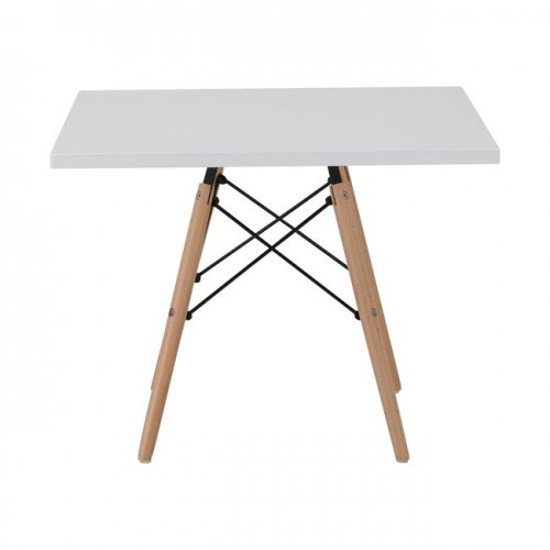 ART wood Kid τραπέζι 60x60 H50cm λευκό c39973