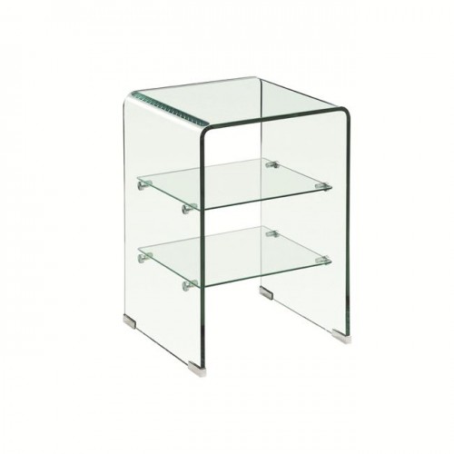 GLASSER Clear Ραφιέρα 40x40x60cm Γυαλί 10 5mm c43195