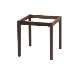 Πόδι 80x80cm εμποτισμένο καρυδί σταθερό c8691