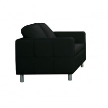 Καναπές 2 θέσεων pu μαύρο 145x85x82cm c9121 Καναπές 2 θέσεων pu μαύρο 145x85x82cm c9121
