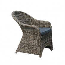 Πολυθρόνα αλουμινίου wicker grey brown μαξιλάρι ανθρακί c9157 Πολυθρόνα αλουμινίου wicker grey brown μαξιλάρι ανθρακί c9157