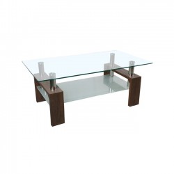 Τραπέζι σαλονιού 110x60cm καρυδί c9221