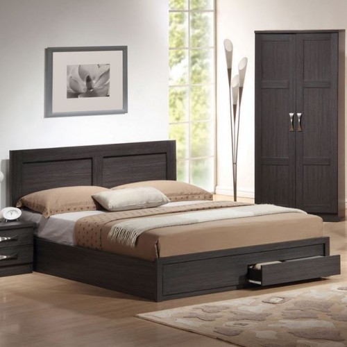 Κρεβάτι με συρτάρια 160x200 zebrano c9254