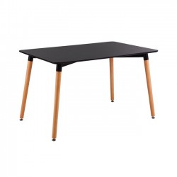Τραπέζι 120x80cm μαύρο c9413