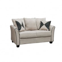 Καναπές 2 θέσεων ύφασμα μπεζ 142x80x88cm c9449 Καναπές 2 θέσεων ύφασμα μπεζ 142x80x88cm c9449