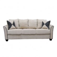 Καναπές 3 θέσεων ύφασμα μπεζ 198x80x88cm c9450 Καναπές 3 θέσεων ύφασμα μπεζ 198x80x88cm c9450