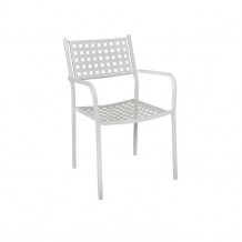 Πολυθρόνα μεταλλική άσπρη c9684 Πολυθρόνα μεταλλική άσπρη c9684