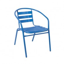 Πολυθρόνα μέταλλο αλουμίνιο μπλε c9917 Πολυθρόνα μέταλλο αλουμίνιο μπλε c9917
