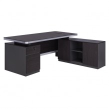 ΕΠΑΓΓΕΛΜΑΤΙΚΟ ΓΡΑΦΕΙΟ ΔΕΞΙΑ ΓΩΝΙΑ HM2092R ROSEWOOD 180X160X76Y εκ c110200