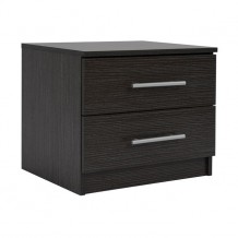 Κομοδίνο μελαμίνης με 2 συρτάρια σε χρώμα zebrano c12083 Κομοδίνο μελαμίνης με 2 συρτάρια σε χρώμα zebrano c12083