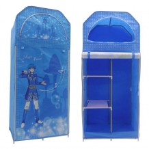 Παιδική υφασμάτινη ντουλάπα μπλε απόχρωση c12642