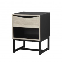 EDGE ΚΟΜΟΔΙΝΟ ΜΑΥΡΟ SONOMA 39x35xH50cm c127211