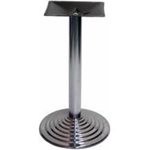 Βάση τραπεζιού χρωμίου η73cm για επιφάνειες 60cm 70cm 70*70 144α