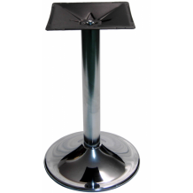 Βάση τραπεζιού χρωμίου η73cm για επιφάνειες 60cm 70cm 70*70 144γ