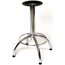 Βάση τραπεζιού χρωμίου η73cm για επιφάνειες 60cm 70cm 70*70 144δ