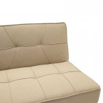 Καναπές κρεβάτι Travis 3θέσιος με ύφασμα μπεζ 175x83x74εκ c139279